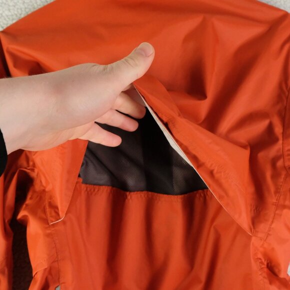 Novara Jacket Mens Large Orange Full Zip Cycling Rain Lightweight Full Zip - Picture 7 of 12